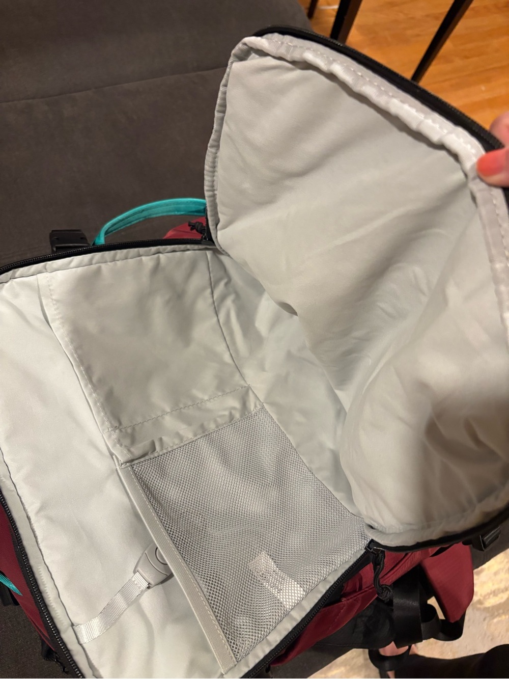 Bagsmart Carry-On Red Travel Backpack - Picture 7 of 7